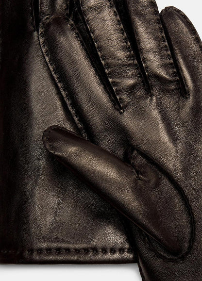Vince Cashmere-Lined Leather Driving Glove - Accessories