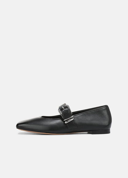 Vince Daniela Leather Mary Jane Flat - Shoes