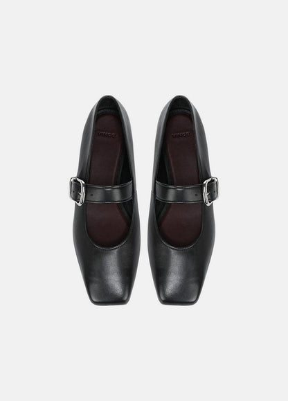 Vince Daniela Leather Mary Jane Flat - Shoes