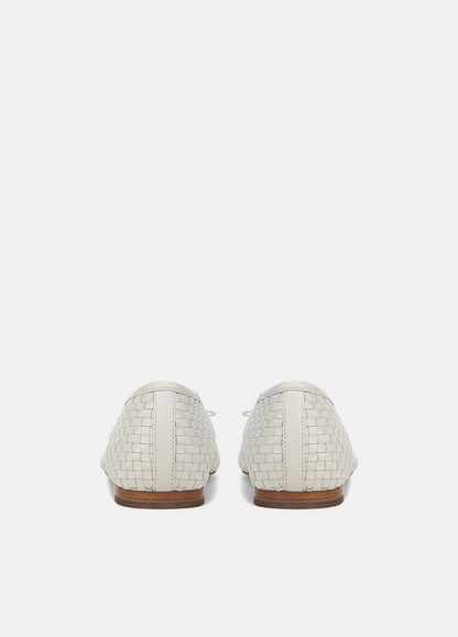 Vince Darla Woven Leather Ballet Flat - Shoes