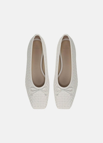 Vince Darla Woven Leather Ballet Flat - Shoes