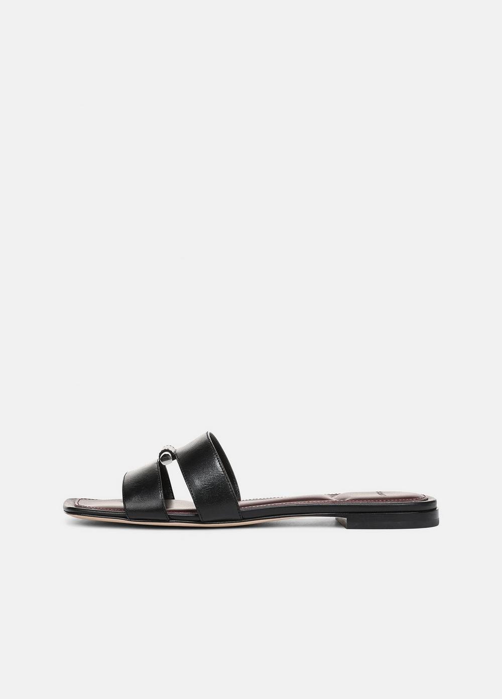 Vince Piper Leather Slide Sandal - Shoes