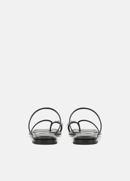 Vince Polli Leather Toe-Ring Sandal - Shoes