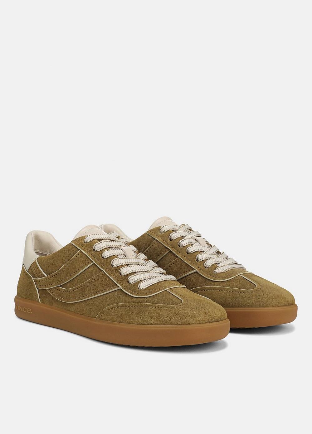 Vince Oasis Contrast-Edge Suede Sneaker - Shoes