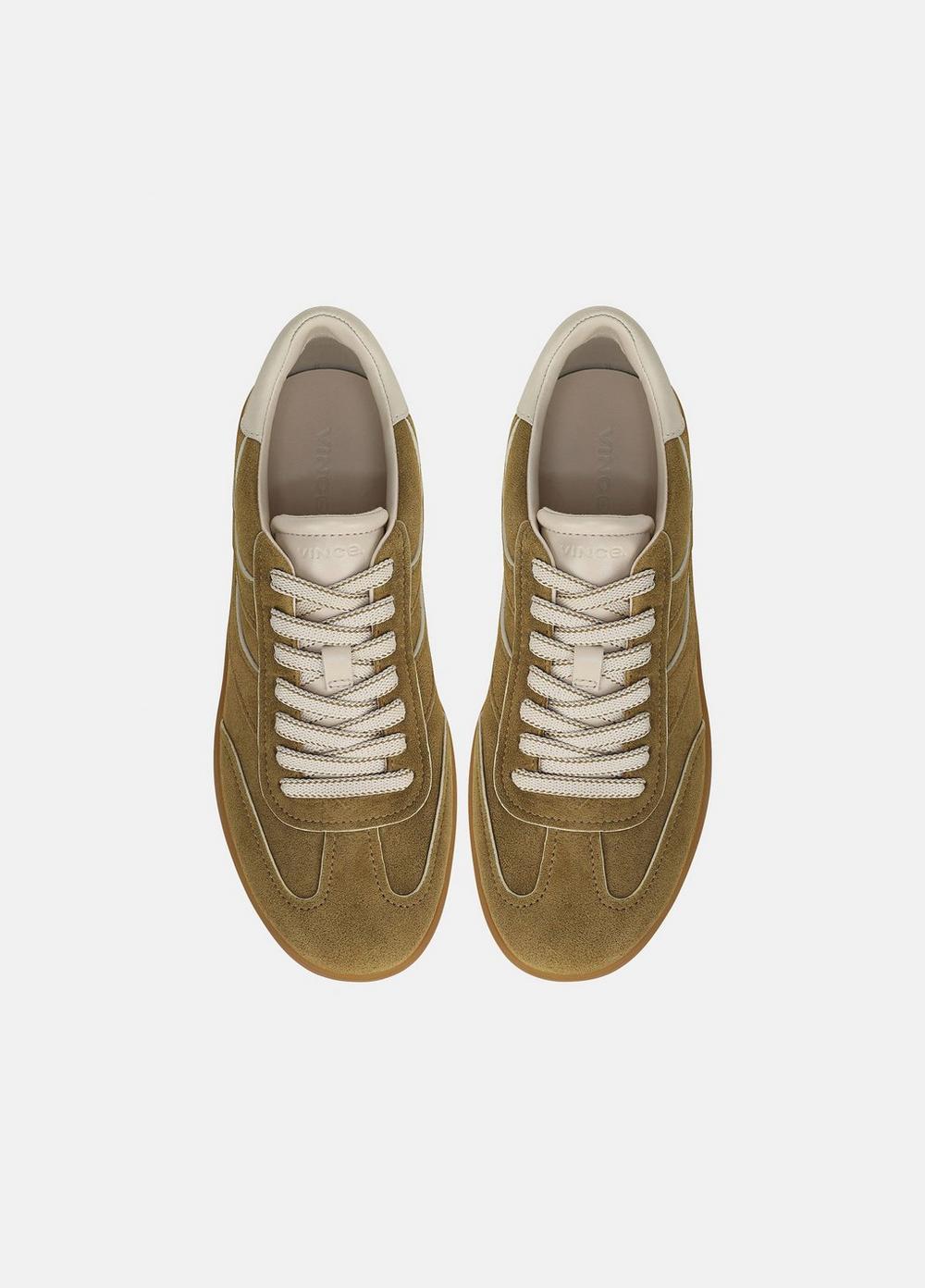 Vince Oasis Contrast-Edge Suede Sneaker - Shoes
