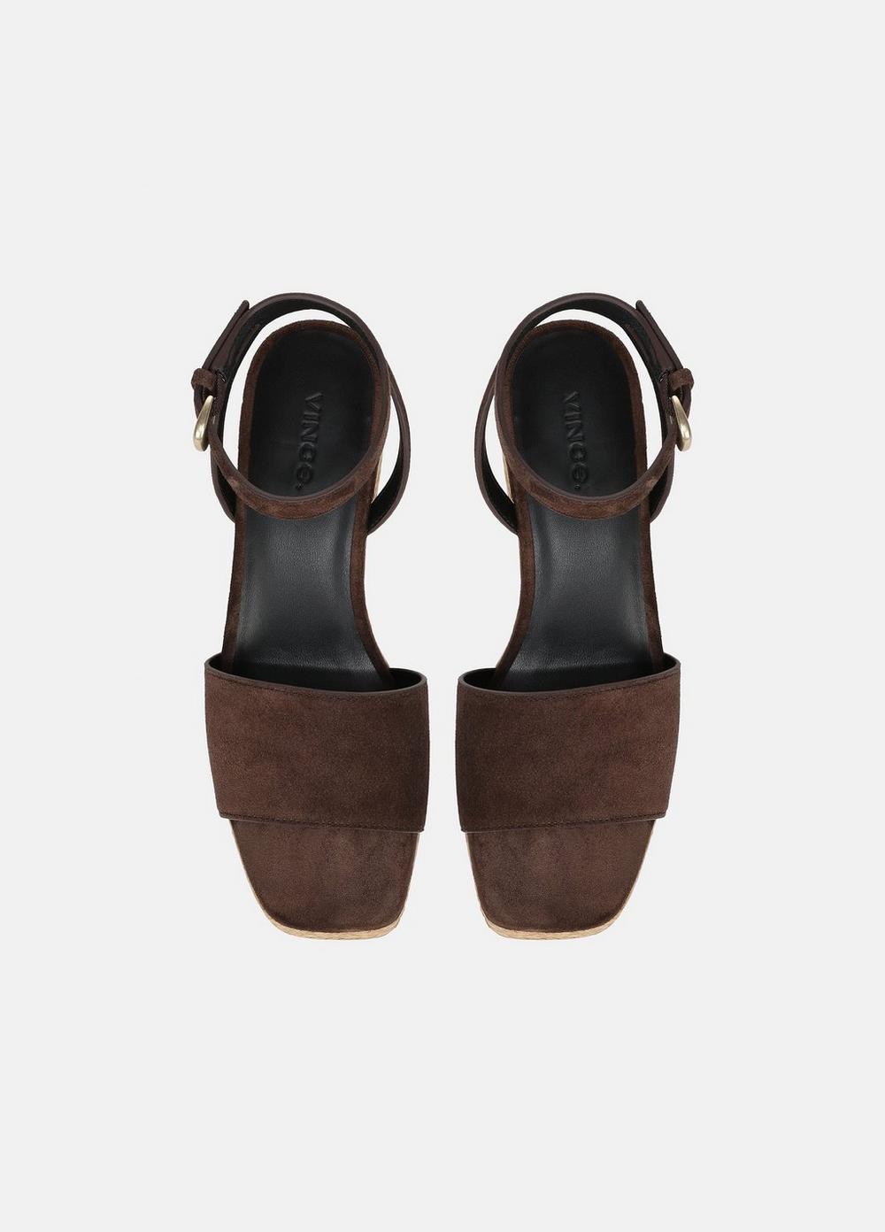 Vince Castella Suede Platform Sandal - Shoes
