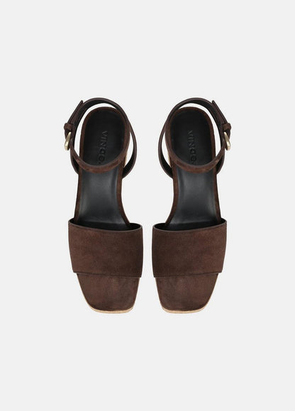 Vince Castella Suede Platform Sandal - Shoes