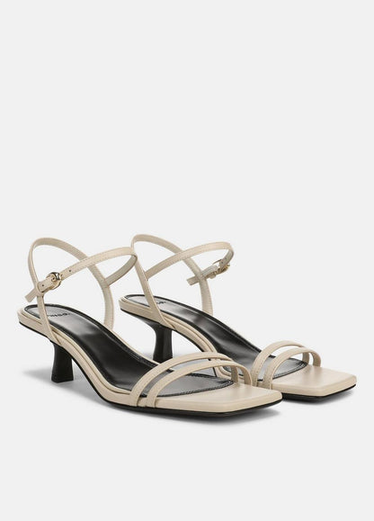Vince Tilda Leather Heeled Sandal - Shoes