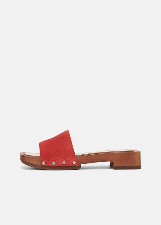 Vince Barbara Leather Slide Sandal - Shoes