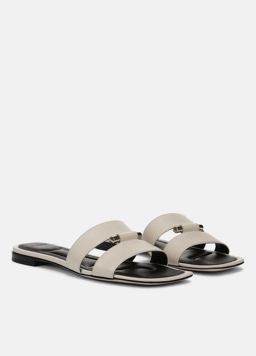 Vince Piper Leather Slide Sandal - Shoes