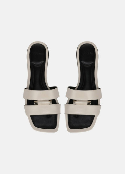 Vince Piper Leather Slide Sandal - Shoes