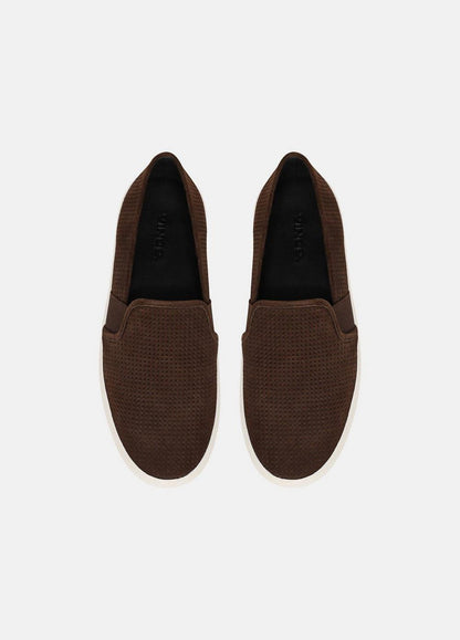 Vince Blair Perforated Suede Sneaker - Shoes