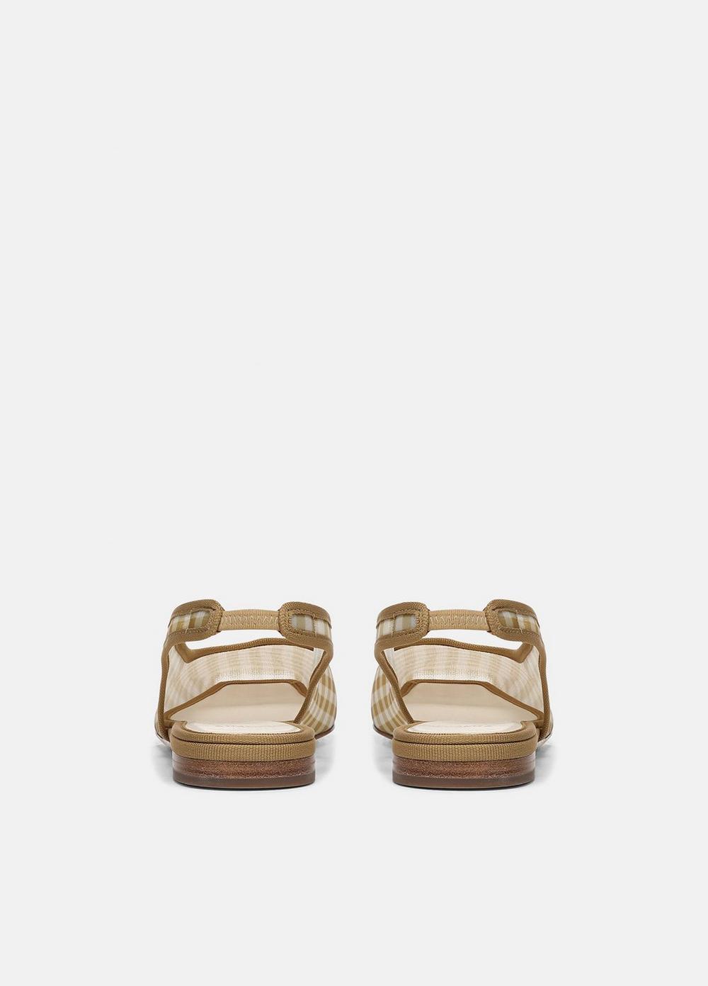 Vince Daphne Gingham Slingback Flat - Shoes