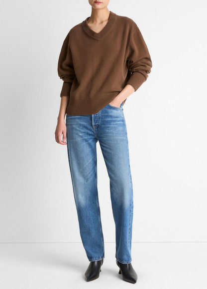 Vince Wool-Cashmere V-Neck Sweater - Sweaters