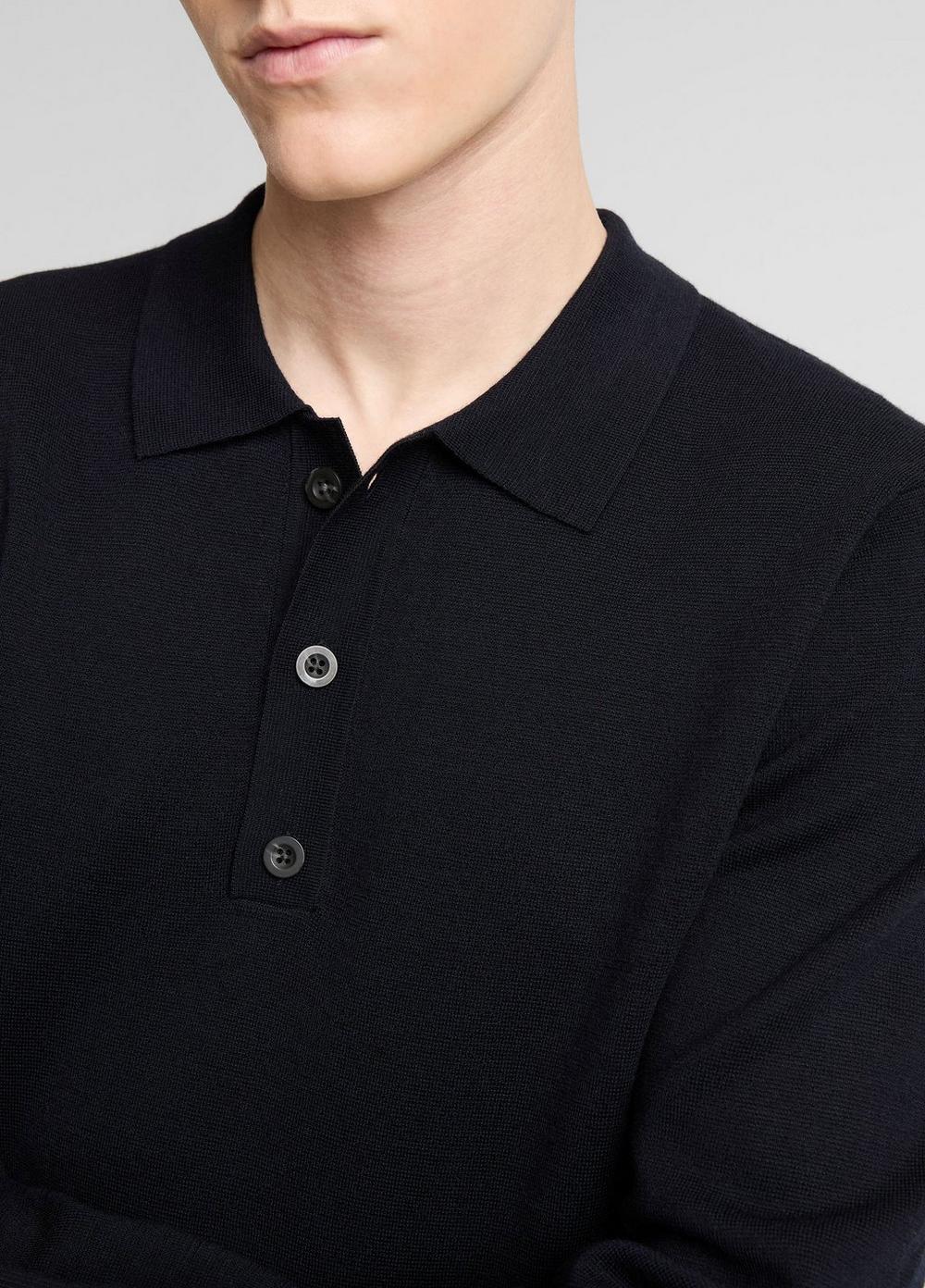 Vince Italian Merino Wool Milano Polo Sweater - Sweaters