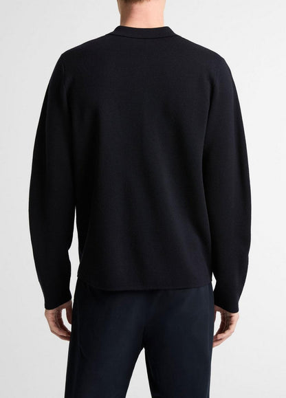 Vince Italian Merino Wool Milano Polo Sweater - Sweaters