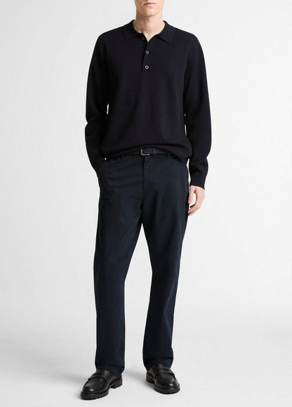 Vince Italian Merino Wool Milano Polo Sweater - Sweaters