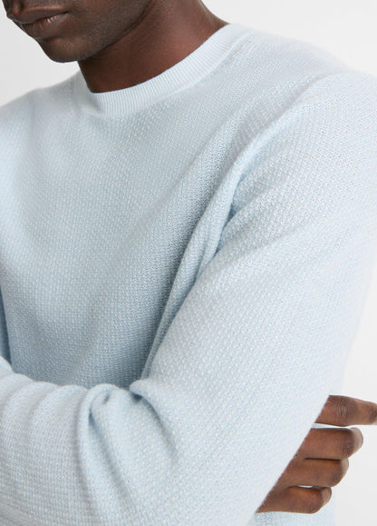 Vince Geo-Jacquard Wool-Blend Crew Neck Sweater - Sweaters
