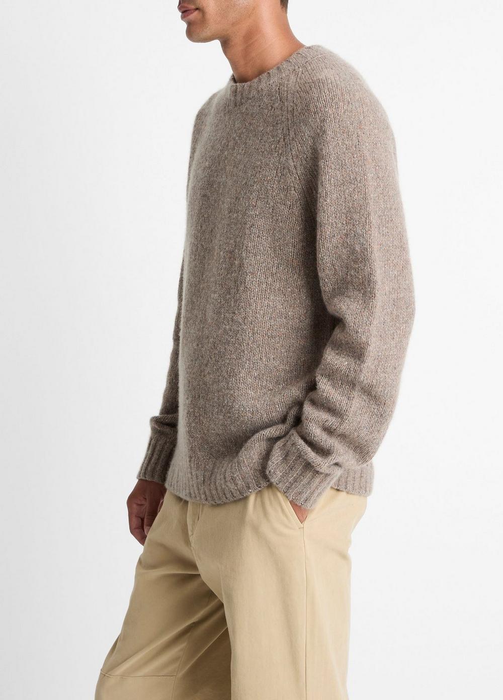 Vince Donegal Cashmere Raglan-Sleeve Sweater - Sweaters