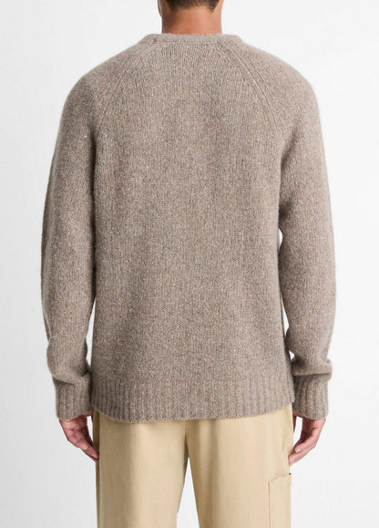 Vince Donegal Cashmere Raglan-Sleeve Sweater - Sweaters