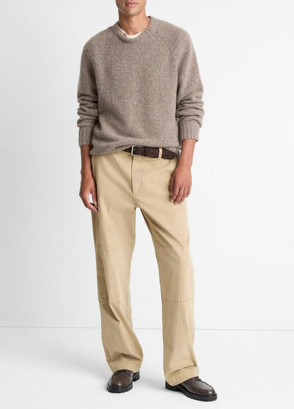 Vince Donegal Cashmere Raglan-Sleeve Sweater - Sweaters