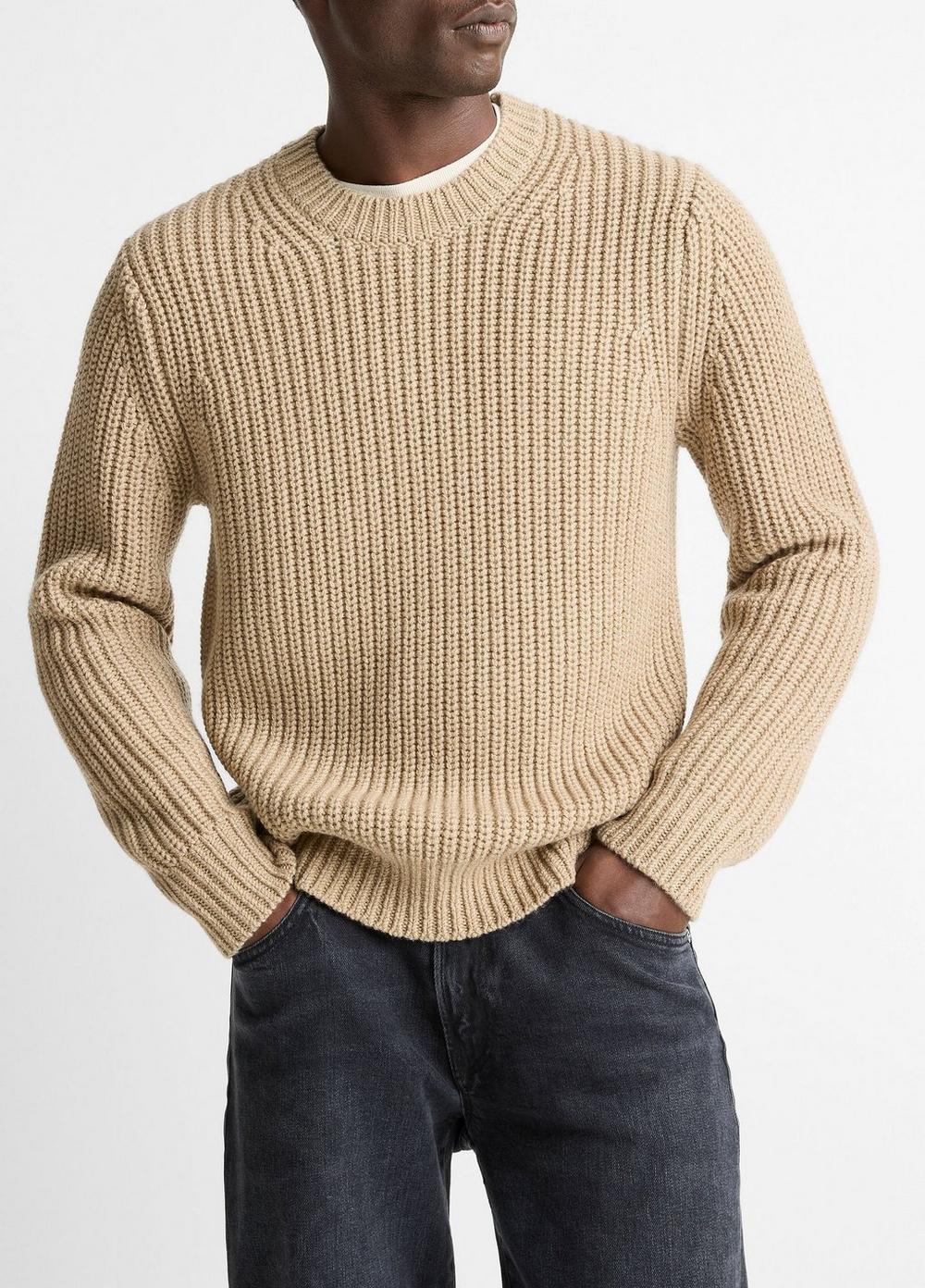 Vince Utility Shaker Merino Wool Sweater - Sweaters