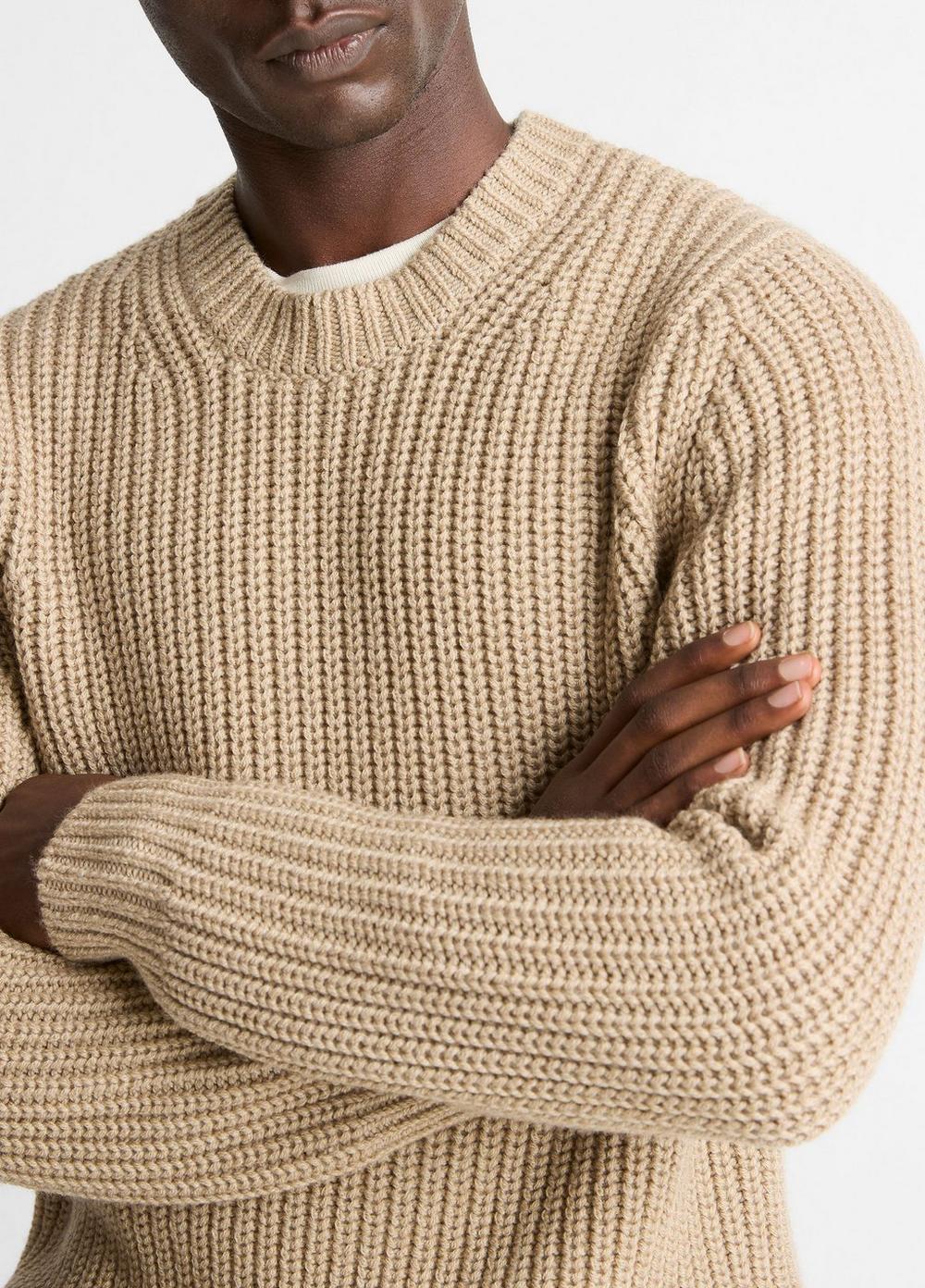 Vince Utility Shaker Merino Wool Sweater - Sweaters