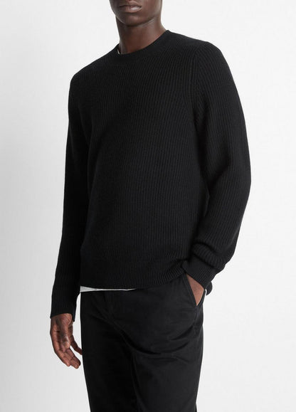 Vince Shaker Wool-Cashmere Sweater - Sweaters