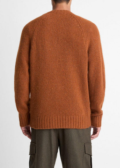 Vince Donegal Cashmere Raglan-Sleeve Sweater - Sweaters