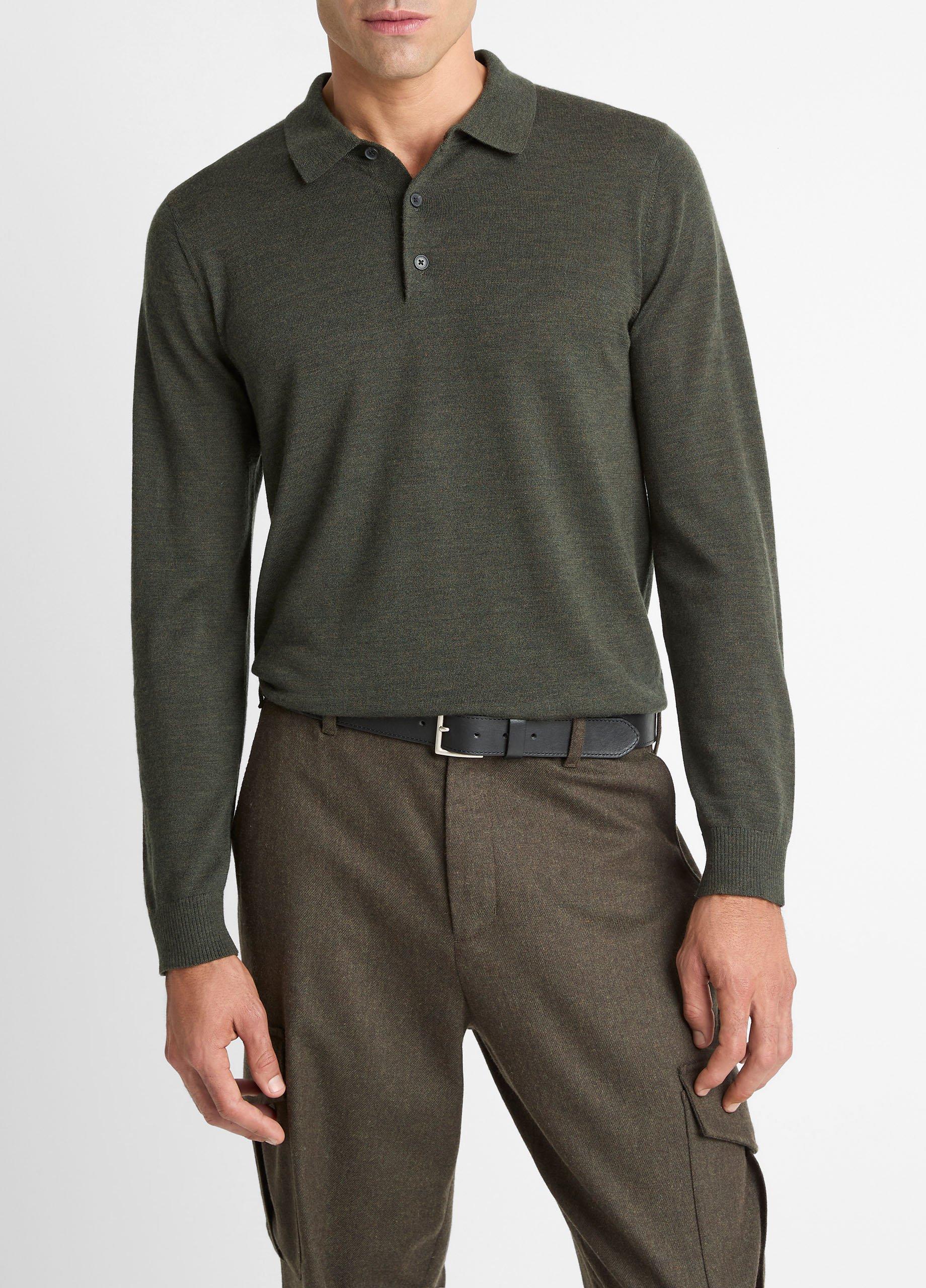 Vince Wool Polo Sweater - Sweaters