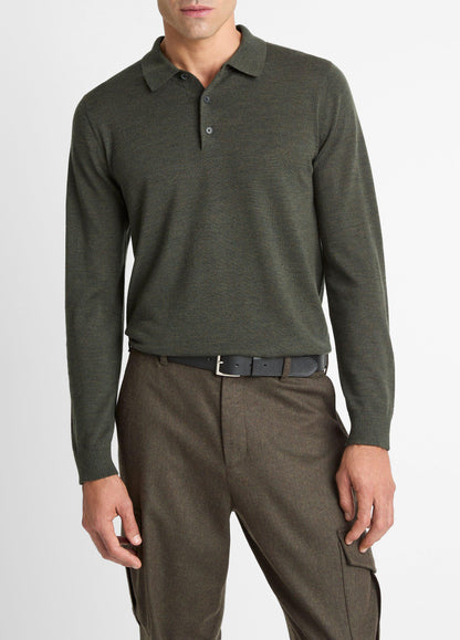 Vince Wool Polo Sweater - Sweaters