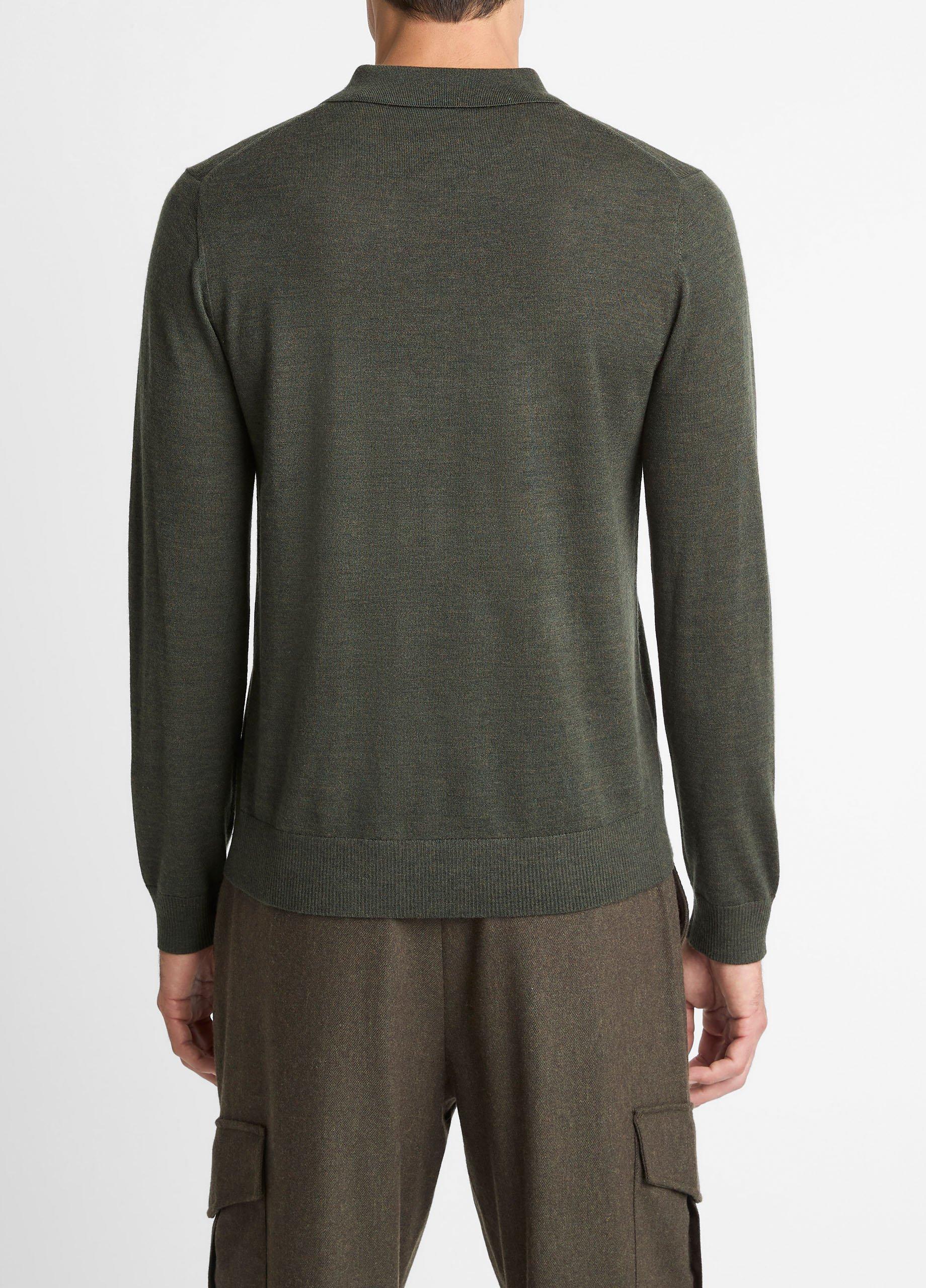 Vince Wool Polo Sweater - Sweaters