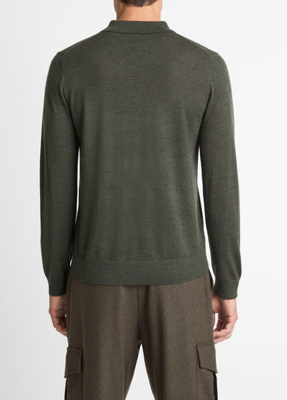 Vince Wool Polo Sweater - Sweaters