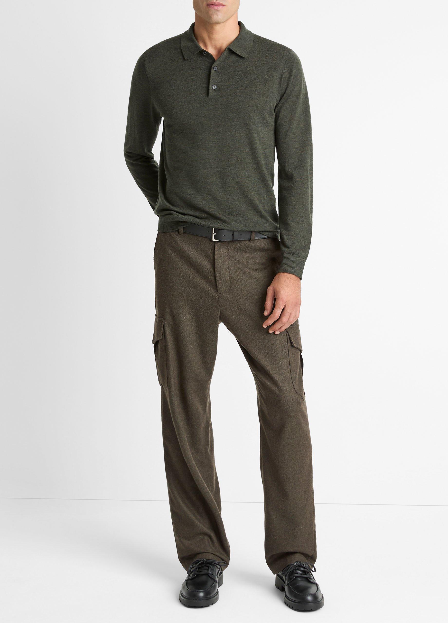 Vince Wool Polo Sweater - Sweaters