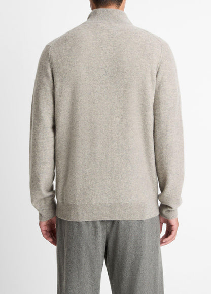 Vince Plush Cashmere Quarter-Zip Sweater - Sweaters