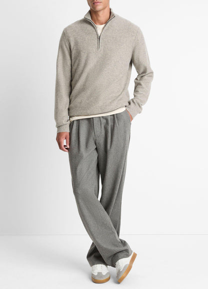 Vince Plush Cashmere Quarter-Zip Sweater - Sweaters