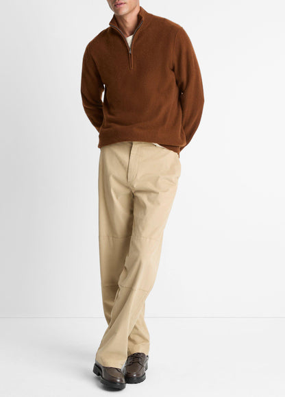 Vince Plush Cashmere Quarter-Zip Sweater - Sweaters