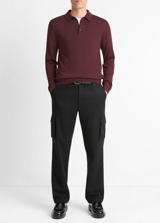 Vince Wool Polo Sweater - Sweaters