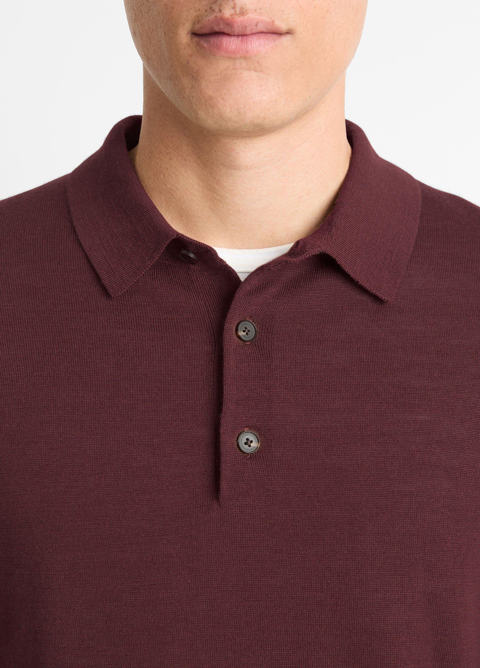 Vince Wool Polo Sweater - Sweaters