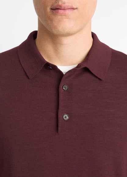 Vince Wool Polo Sweater - Sweaters
