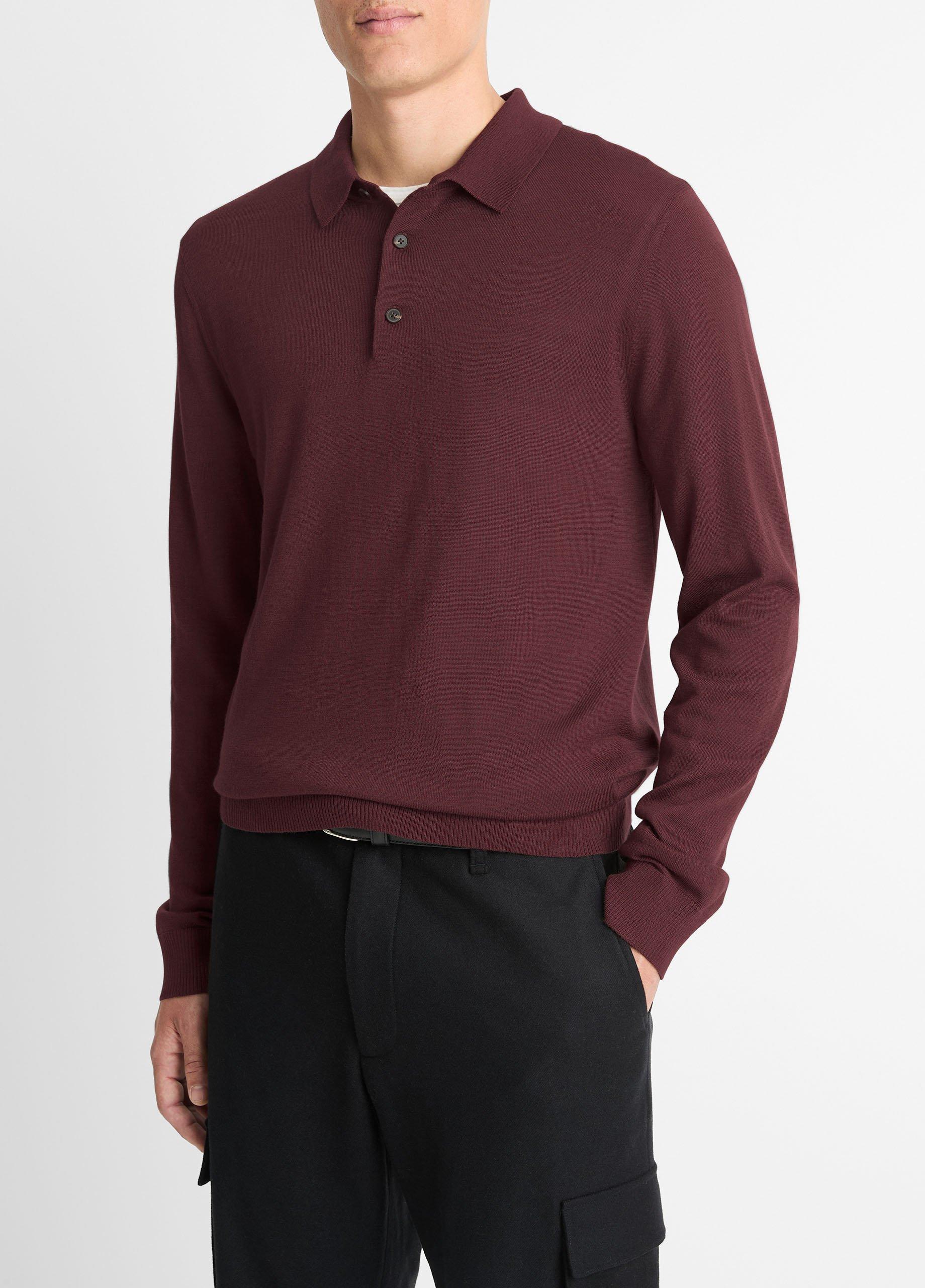 Vince Wool Polo Sweater - Sweaters