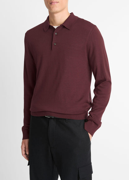 Vince Wool Polo Sweater - Sweaters