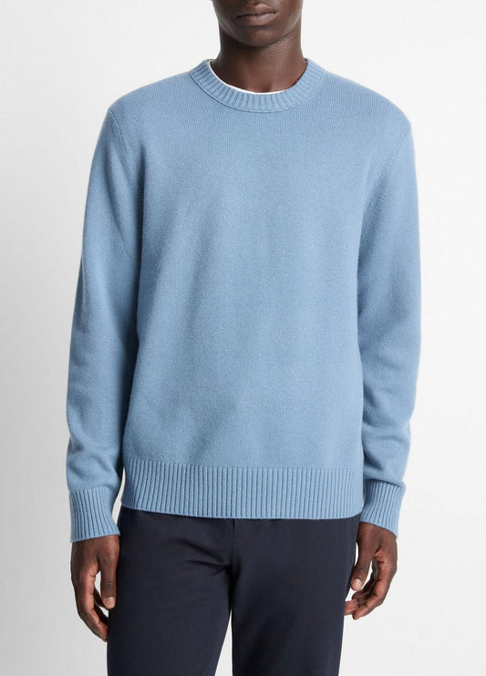 Vince Wool-Cashmere Crew Neck Sweater - Sweaters