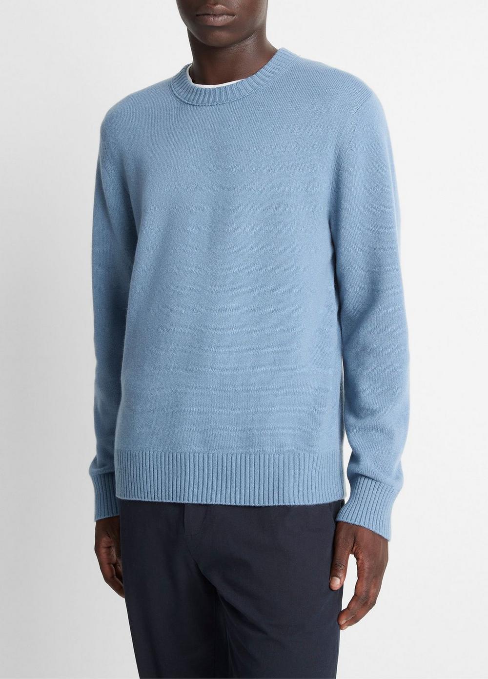 Vince Wool-Cashmere Crew Neck Sweater - Sweaters