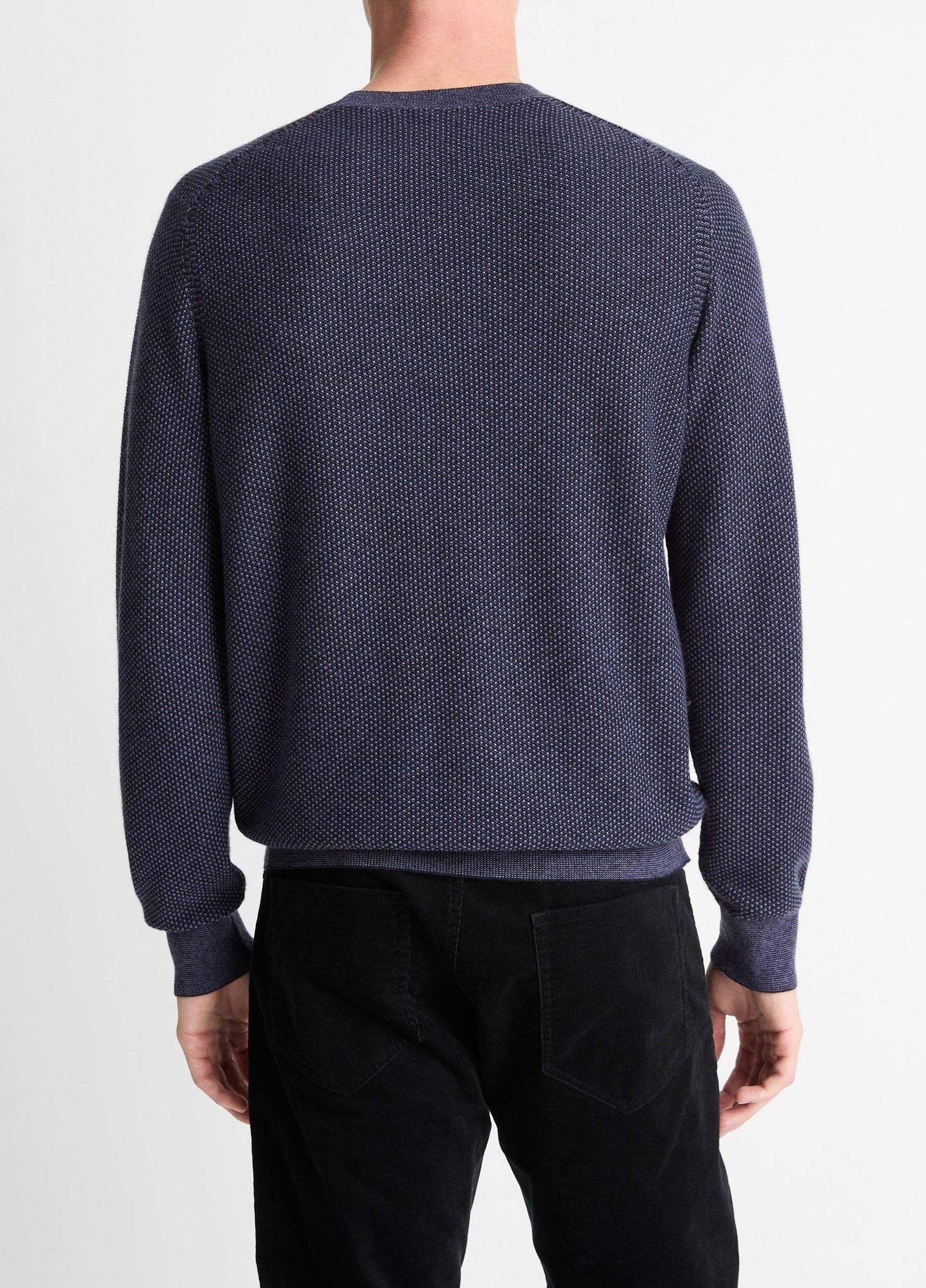 Vince Geo-Jacquard Wool-Blend Crew Neck Sweater - Sweaters