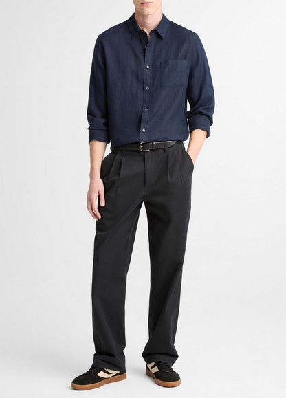 Vince Linen Button-Front Shirt - Shirts