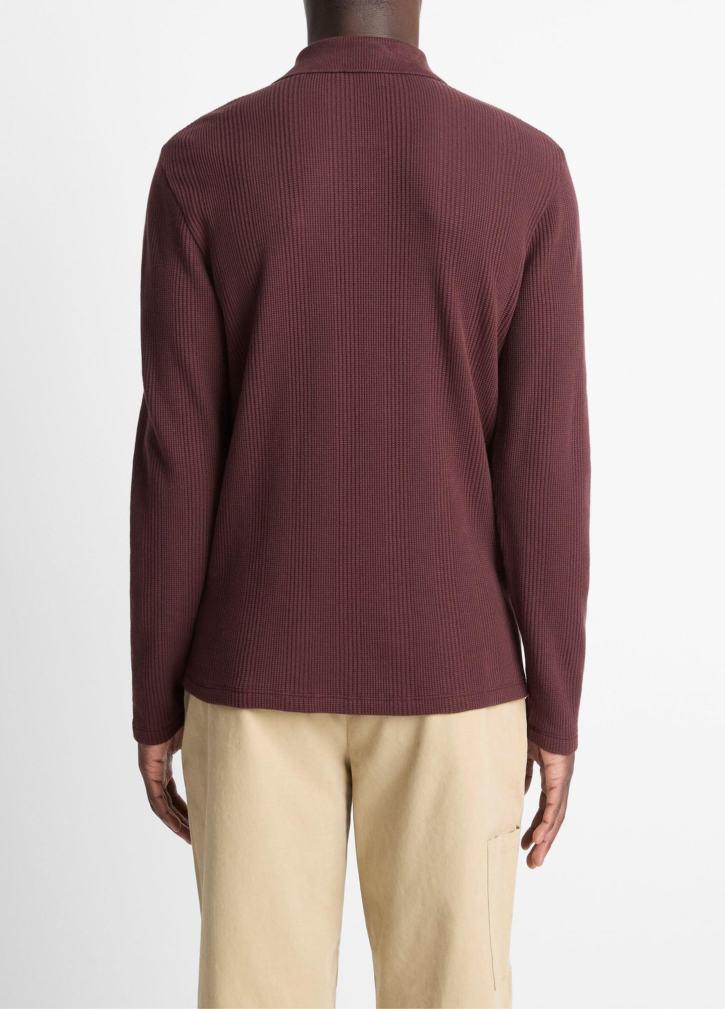 Vince Variegated Cotton Polo Shirt - Shirts