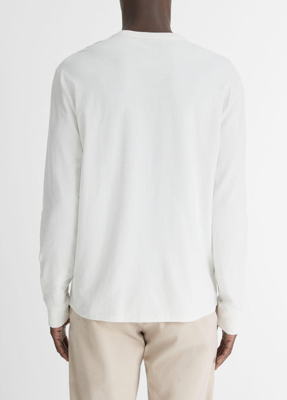 Vince Sueded Jersey Long-Sleeve Pocket T-Shirt - Tees & Hoodies