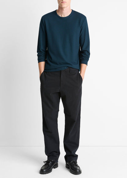 Vince Pima Cotton Piqué Long-Sleeve T-Shirt - Tees & Hoodies