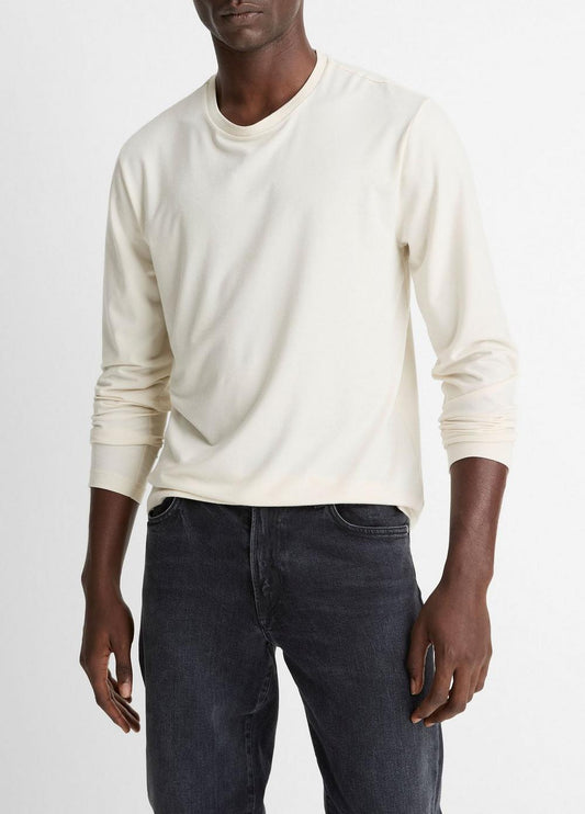 Vince Triblend Jersey Long-Sleeve T-Shirt - Tees & Hoodies